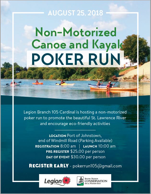 Cardinal NonMotorized Canoe and Kayak Poker Run Conservation de la